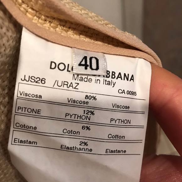 Dolce and Gabbana Python embellished jacket - Picture 7 of 7